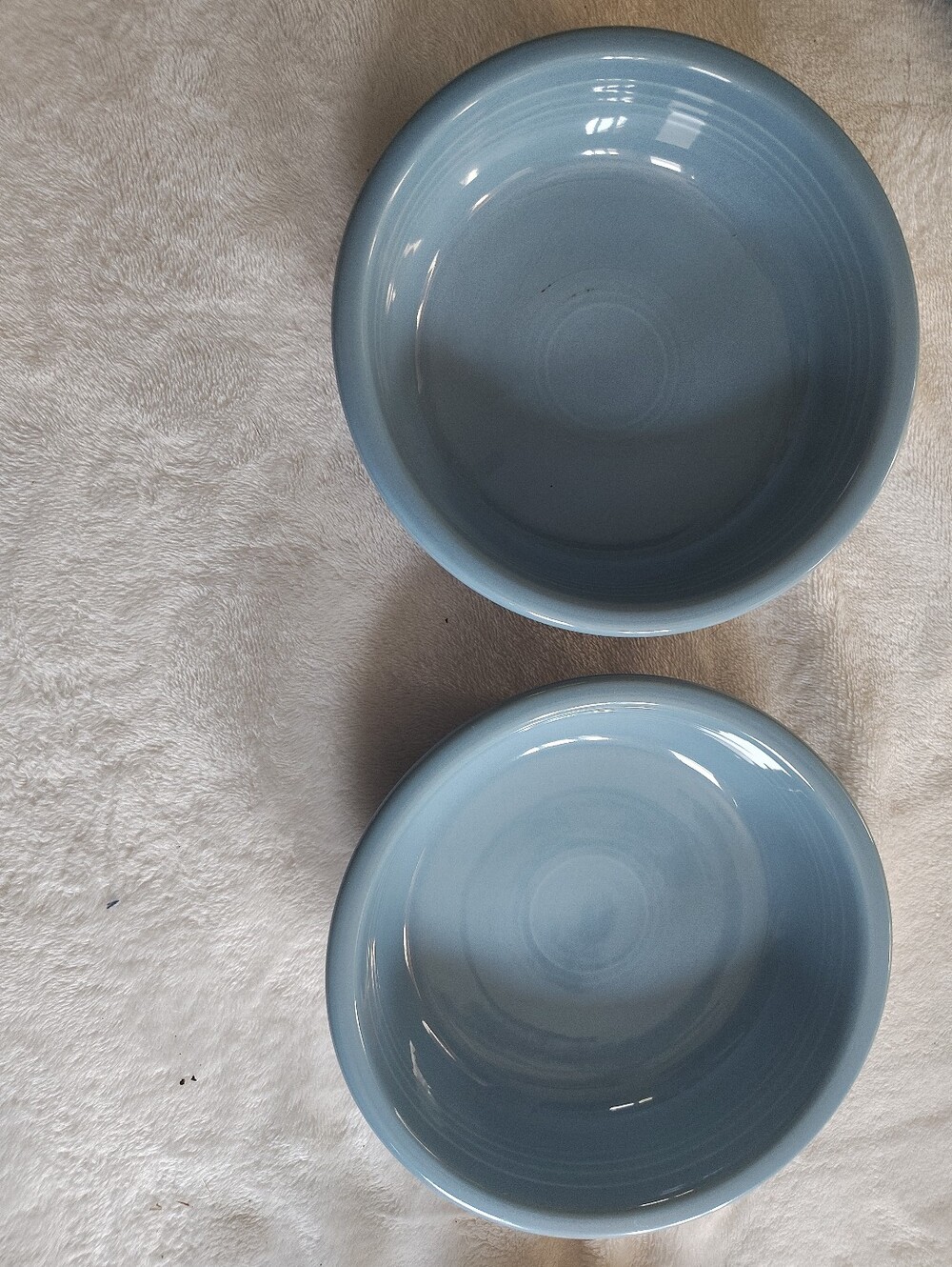 Fiestaware Periwinkle Blue Soup/ Cereal Bowl 7” Set Of 2
